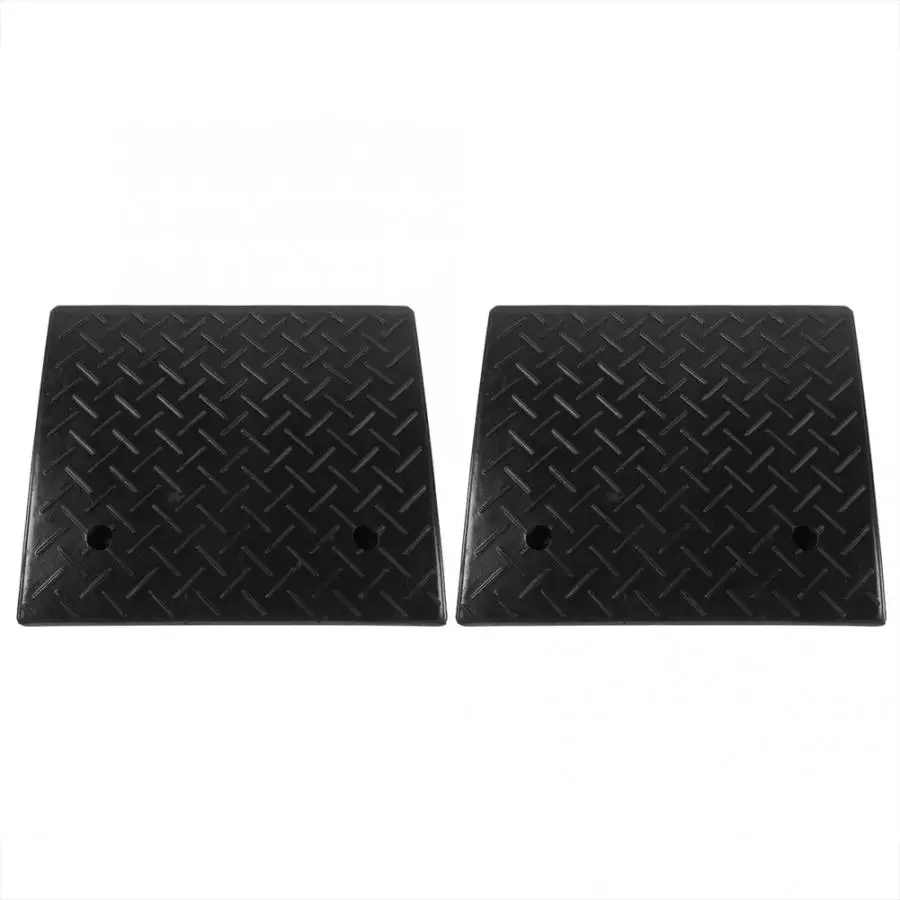 Rubber Curb Ramps for Car Vehicle Motorbike Wheelchair Threshold Ramp Pet Dog Safety The Safe Guard 2pcs Heavy Duty