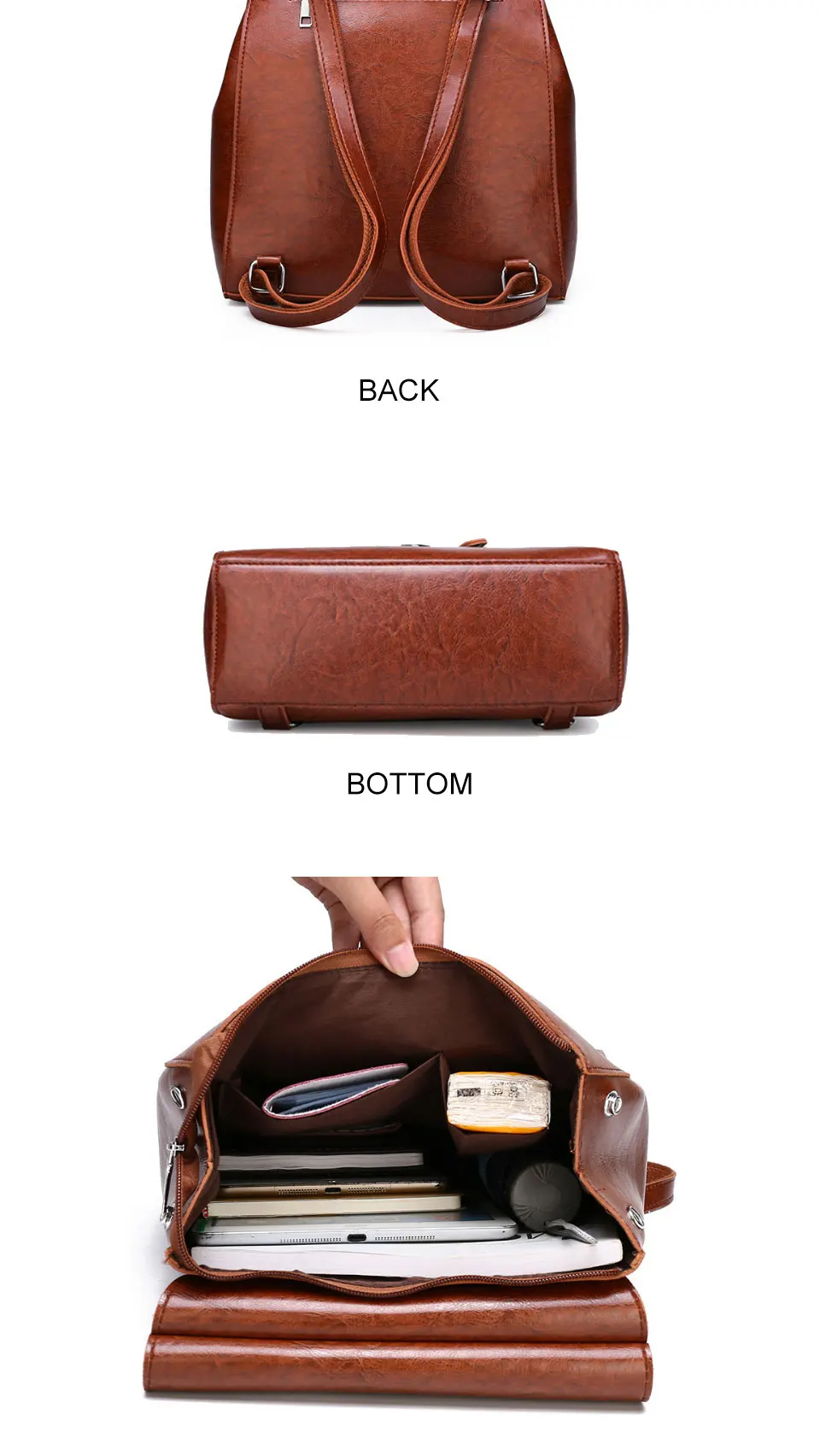 ACELURE, женские кожаные рюкзаки, женская сумка на плечо, Sac A Dos, женский рюкзак, винтажные школьные сумки для девочек, для путешествий, Новинка