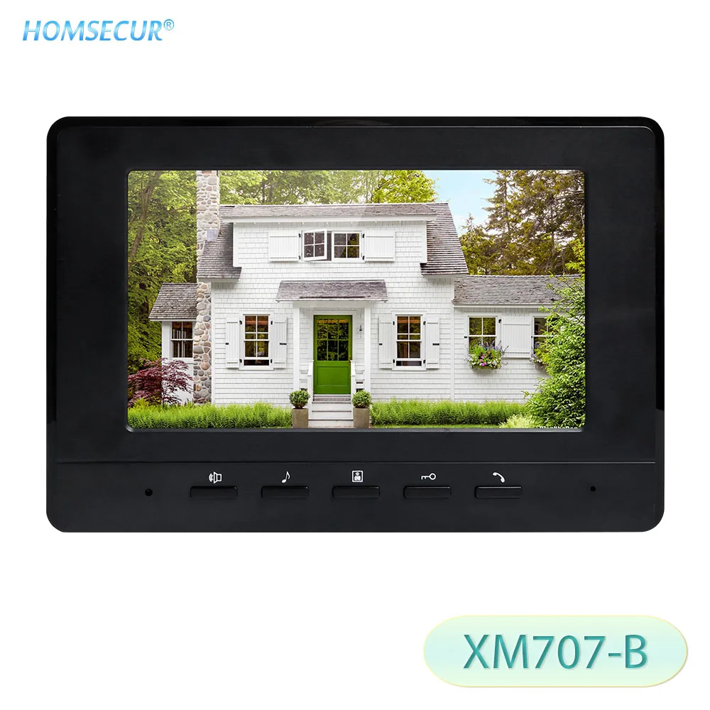 HOMSECUR 7-дюймовый телефон внутренний монитор для видеодомофона система внутренней