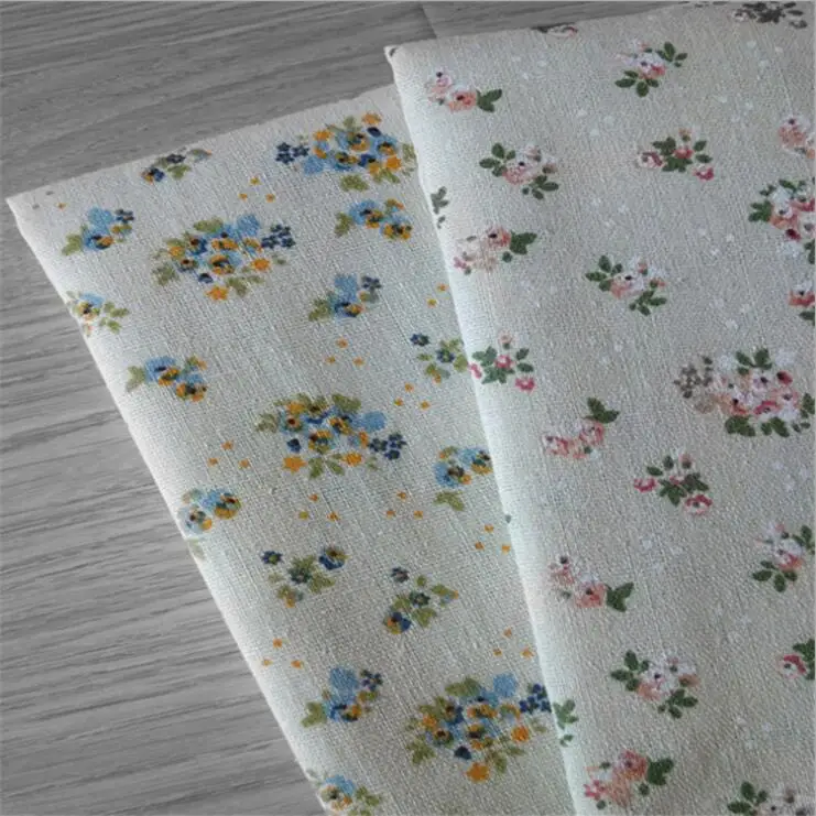 Хлопчатобумажная и льняная ткань с принтом сделай сам швейная хлопковая