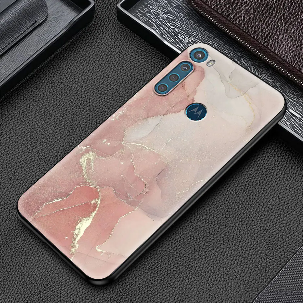 

Vintage Marble Case Coque For Motorola One Fusion+ G8 G9 Play E7 G Stylus G8 Power Lite One Hyper E6s Edge Plus TPU Cover Fundas