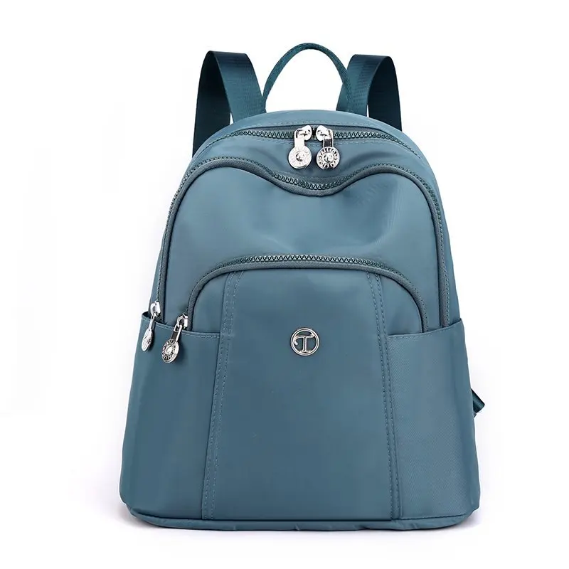 

Femal Fashion Simple Backpack High Quality Nylon Backpack for Teenage Girls Female Tracvel Bag Handbag Small Women's Backpack