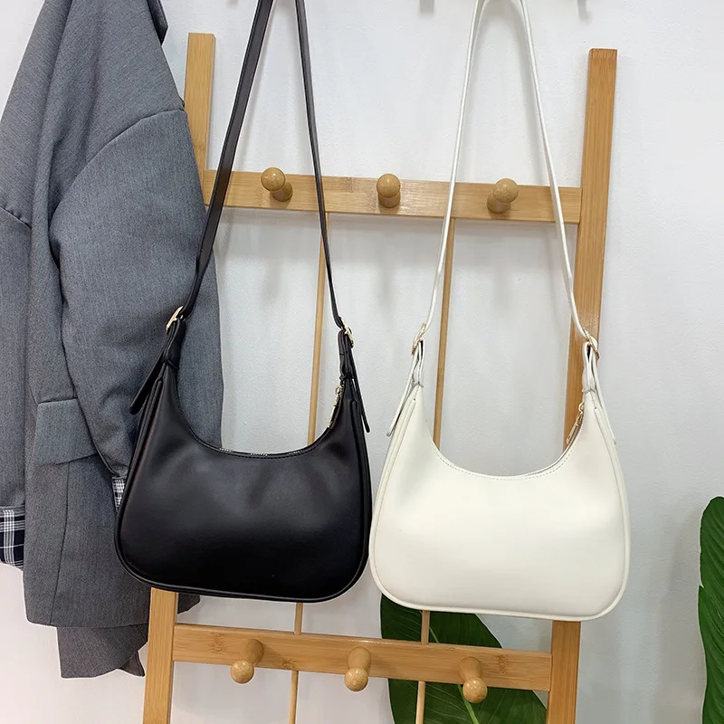 

Сумка-мессенджер на плечо из искусственной кожи для женщин, повседневная Роскошная сумочка и кошелек, дизайнерский мешок-Хобо, брендовые ми...