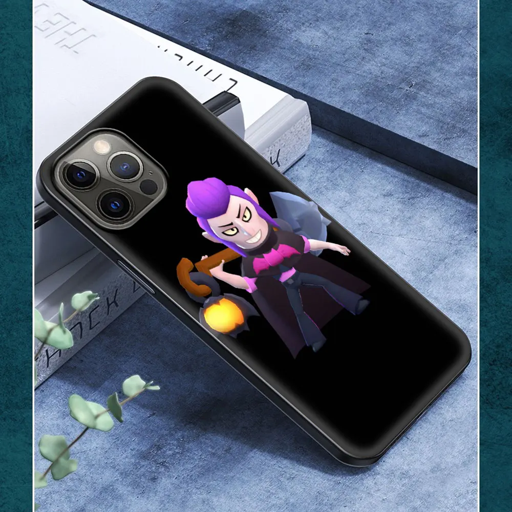 

Phone Case For iPhone 11 12 Pro XS Max 8 7 Plus X XR Silicone Soft TPU Black Shell Back Cover Coque Fundas Bag Crow Leon Spike