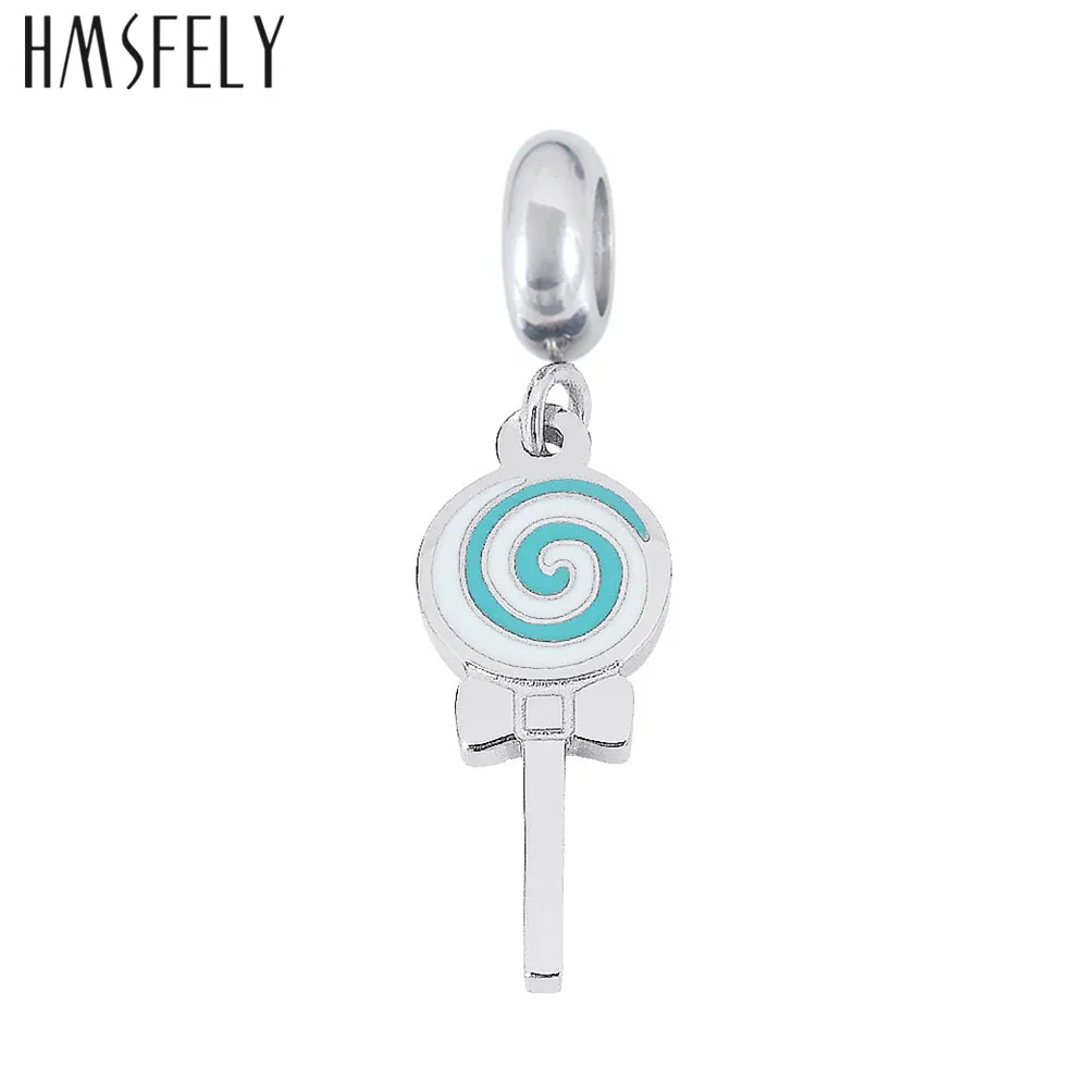 HMSFELY 316L с подвеской из нержавеющей стали подвеска в виде леденца для DIY Пандоре