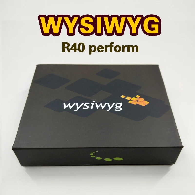 WYSIWYG выпуск 40 R40 преформ зашифрованный собачий сценический светильник