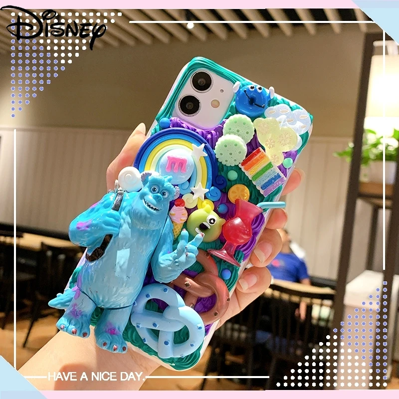 

Disney Hair Monster Cartoon Cute Creative Handmade DIY Phone Case for Huawei Nova7 7se Nova5/5i pro/3e 3/nova7pro/