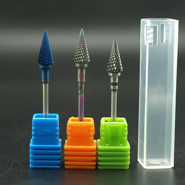 Фрезы для маникюра EasyNail конус из карбида вольфрама фрезы кутикулы Ротационные