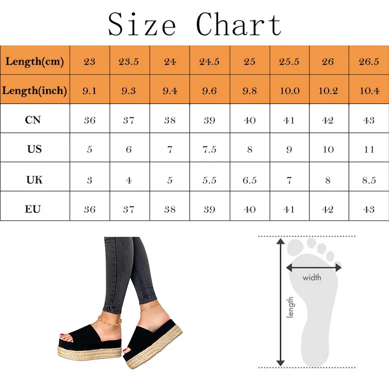 

Women Slippers Wedges Bottom Casual Heels Shoes Woman Braided Hemp Rope Beach Slippers Flat Sandals Platform Shoes 2021