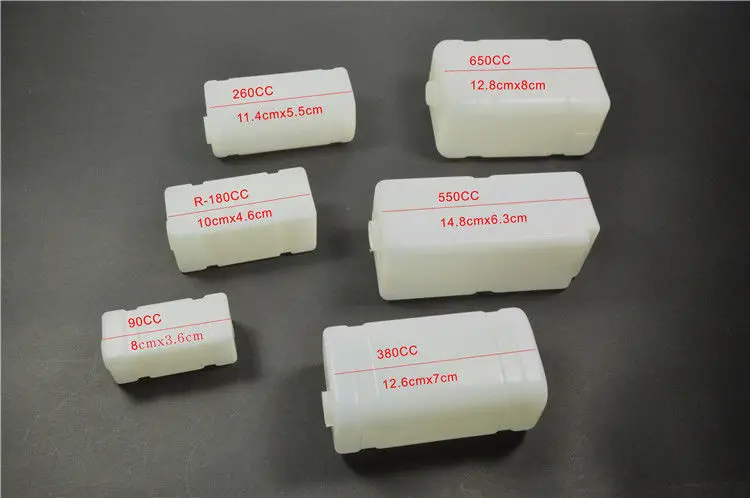 1 шт. RC самолет с газовым двигателем комплектующие пластиковый топливный бак