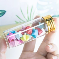 50pcs 40ml glass container with golden spiral aluminum cover small clear mini handicraft bottles refillable reusable candy pot