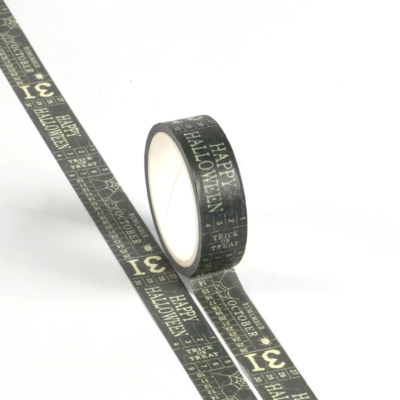Новинка клейкая лента washi канцелярские принадлежности для Хэллоуина