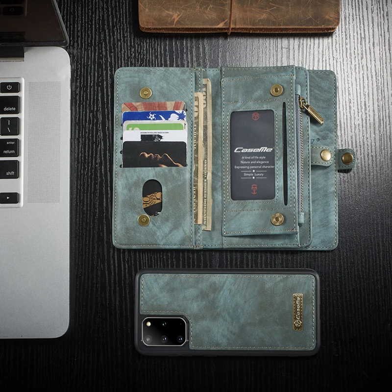

A51 A71 Wallet Phone Case For Samsung Galaxy S20 Ultra S10 Plus S10E S9 S8 S7 edge Note 10 9 8 A40 A30 A20 A70 A50 Leather Case