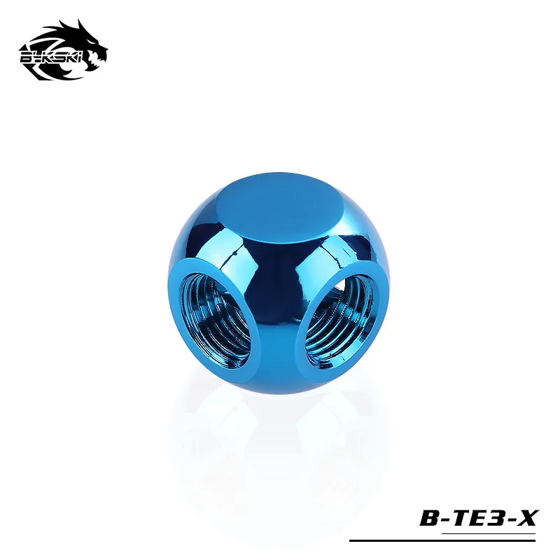 Трехсторонние/4-ходовые кубические распределительные фитинги Bykski многоходовые