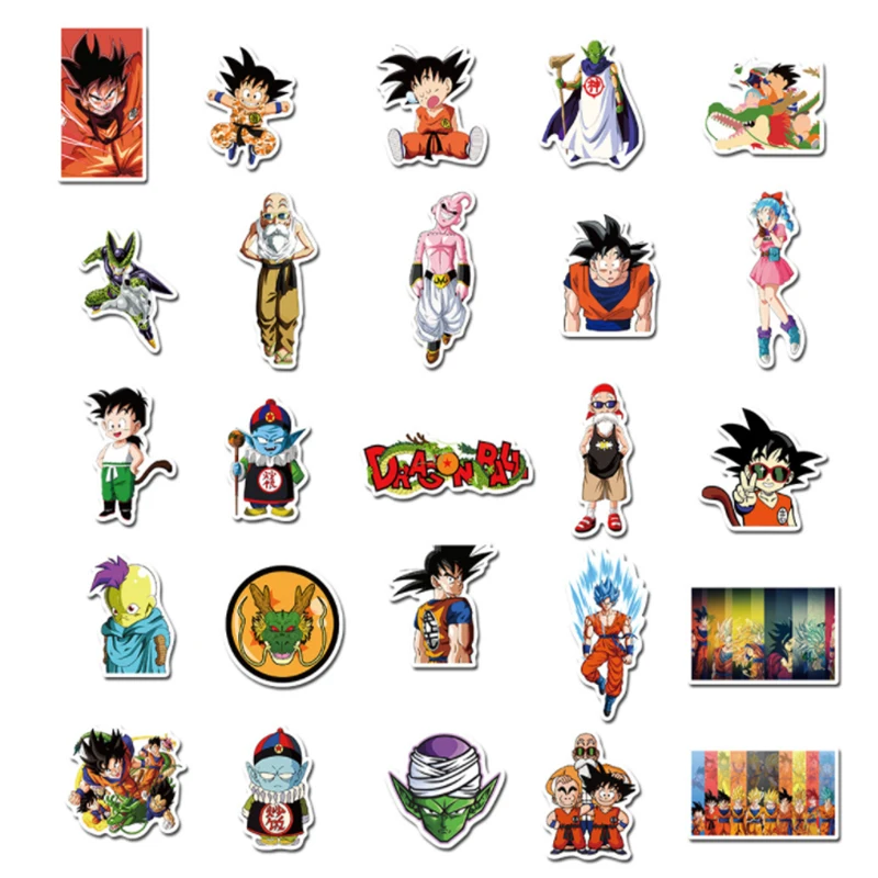 103050pcs anime monkey king graffiti waterproof skateboard travel suitcase phone laptop luggage stickers diy kids girl toys free global shipping