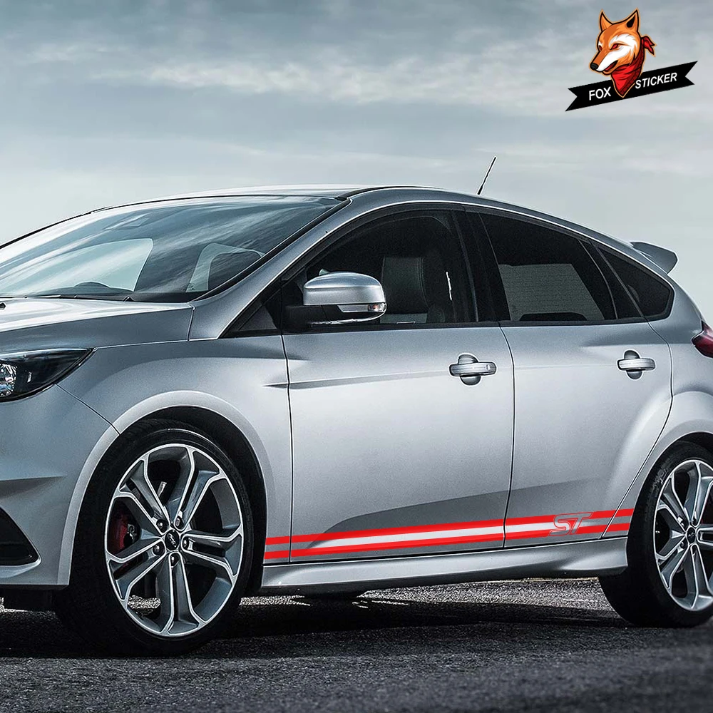 2 шт./лот Декор кузова автомобиля виниловые наклейки Стайлинг для Ford Focus ST СПОРТ