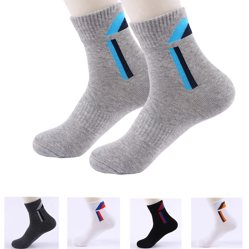 

Носки мужские из чесаного хлопка, дышащие, повседневные, длинные, 20 шт. = 10 пар, 2020 г., EU38-44