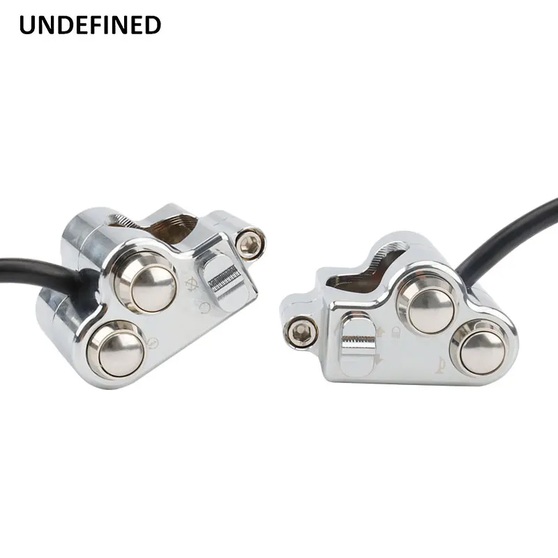 

Переключатель управления рулем мотоцикла 1 "25 мм для Harley Sporster 883 1200 Touring Softail Dyna Fat Bob Low Rider без жгута проводов