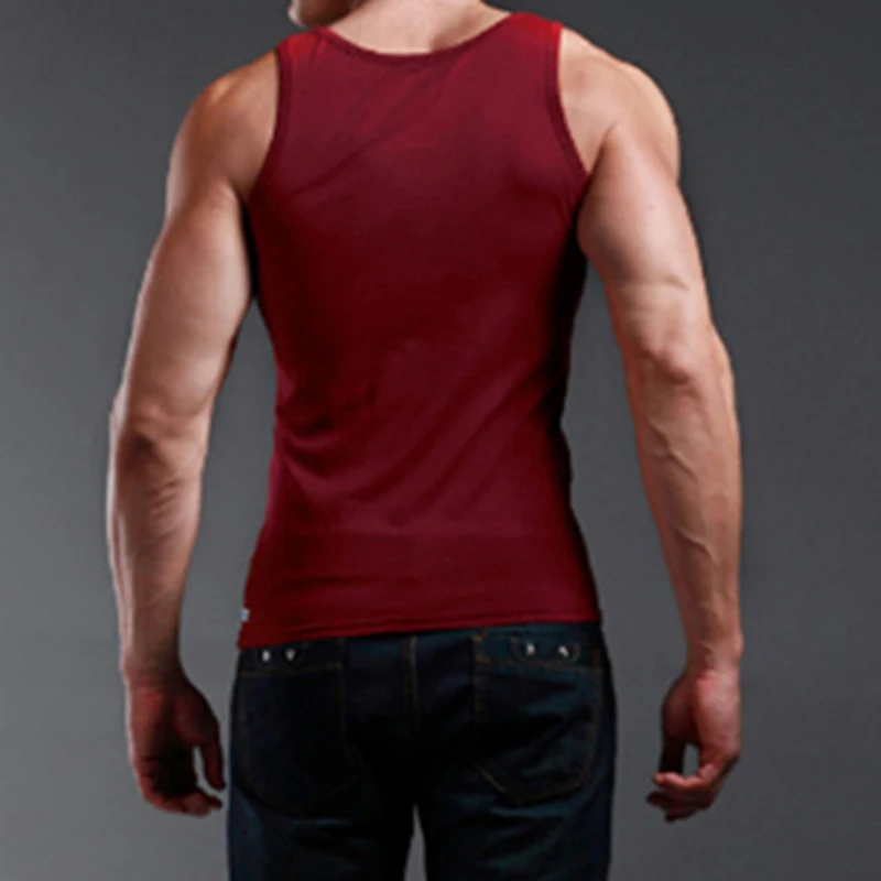 Men's Underwear Cotton Tank Top Men High Quality Bodybuilding Singlet Sleeveless Slim Fit Vest Tops | Мужская одежда