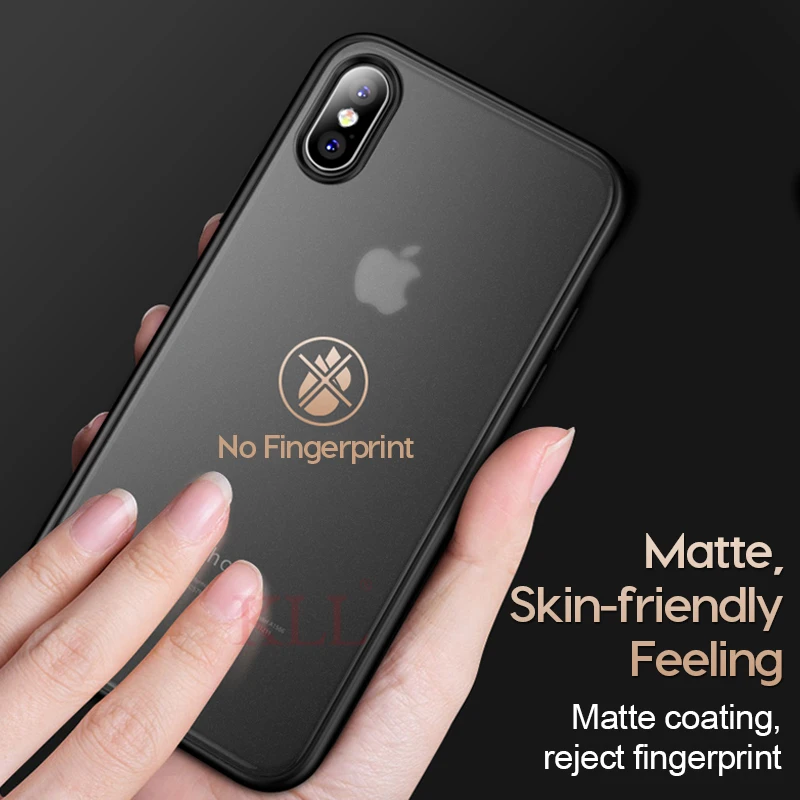Matte Transparent Case for iPhone 11 Pro XR X XS Max Thin Soft TPU Edge Silicone 6 6s 7 8 Plus Protective Shell |