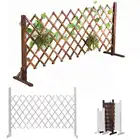 Деревянная растягивающаяся ограда для сада, панель ворот для кафе, дома, двора, садовых растений, декоративная перегородка