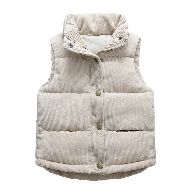 Зимний Повседневный жилет для девочек куртка детская верхняя одежда пальто