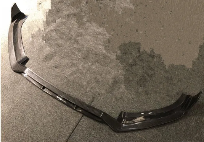 Front Lip Кабул Настоящее карбоновое волокно передний задний бампер диффузор для губ с боковой юбкой для Audi A6 S6 RS6 Avant Allroad - Цвет: Front Lip