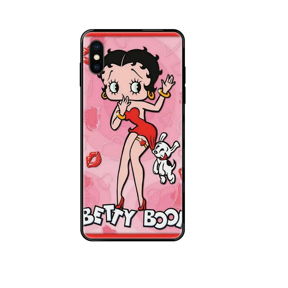 Betty Boop Sit In Cup Phone Case For Huawei P40 P30 P20 P10 P9 P8 Lite Plus Pro 2017 P Smart 2019 | Мобильные телефоны и