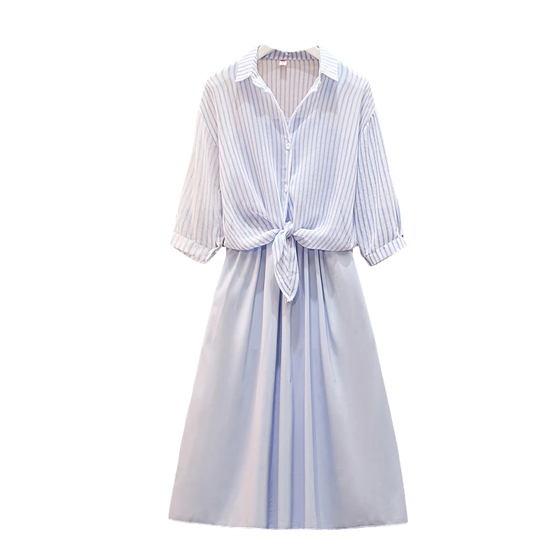 Big Size Women's Dress 2019 New Suit For Fat Women |