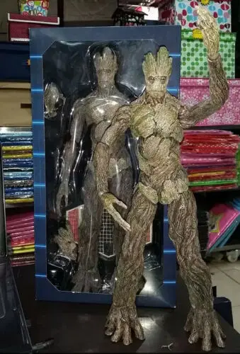 Горячие игрушки GROOT guarders of Galaxy Groot 1/6 весы из ПВХ 38 см 15 дюймов|Игровые фигурки и