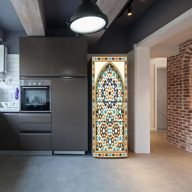Стикер на холодильник ислама рисунок посудомоечная машина дверь кухни обруча