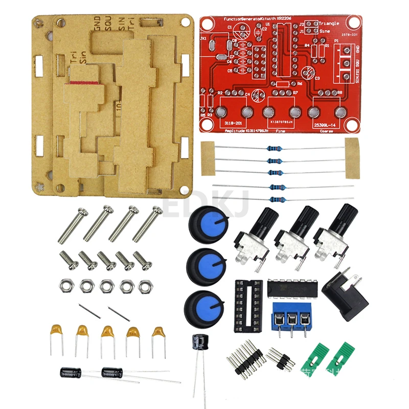Высокоточный генератор функциональных сигналов XR2206 9-12 В DIY насыпью с шелушным