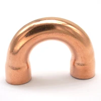 42x1 2x93mm 180 degree return bend copper end feed plumbing pipe fitting for gas water oil