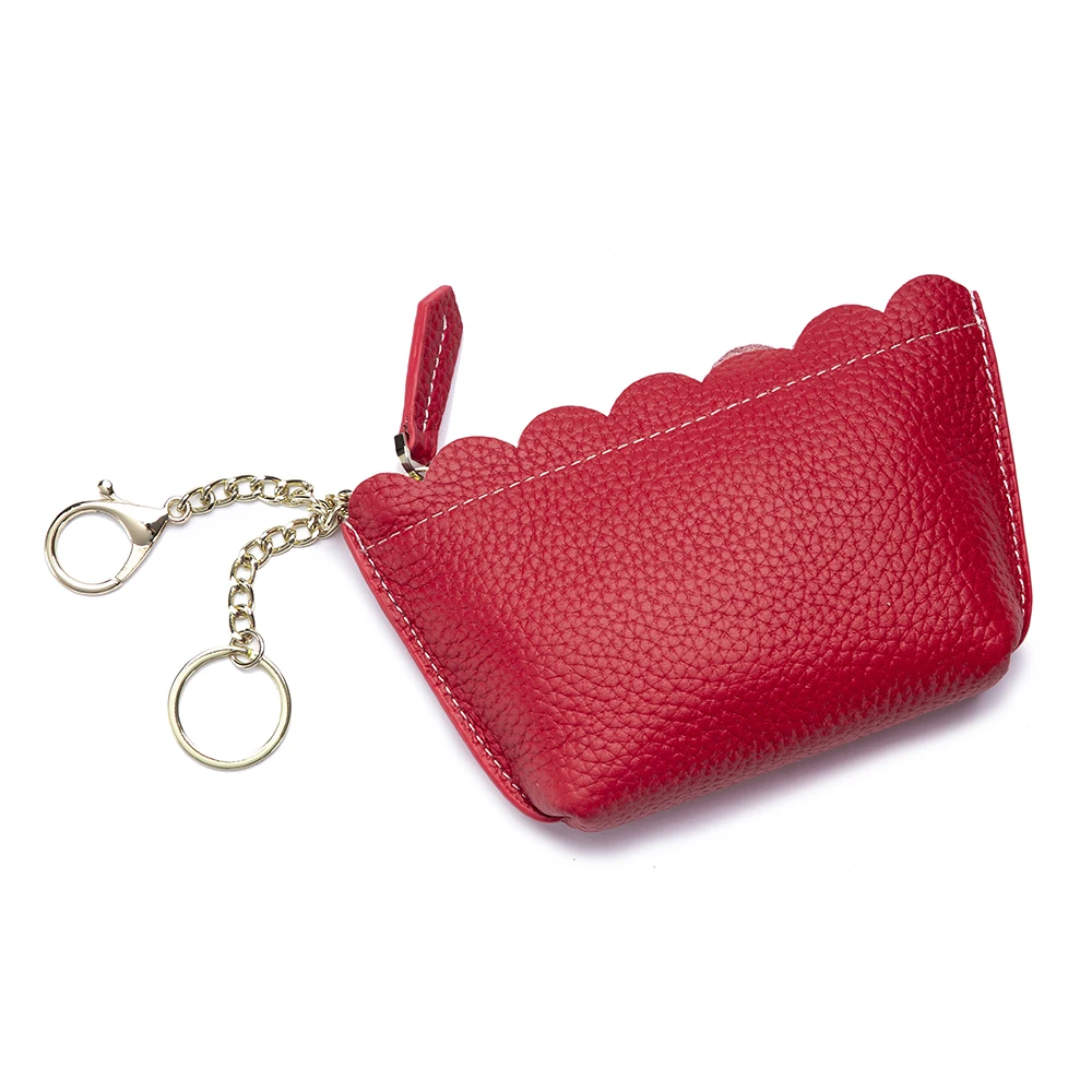 Модный кошелек для монет из натуральной кожи женские роскошные маленькие