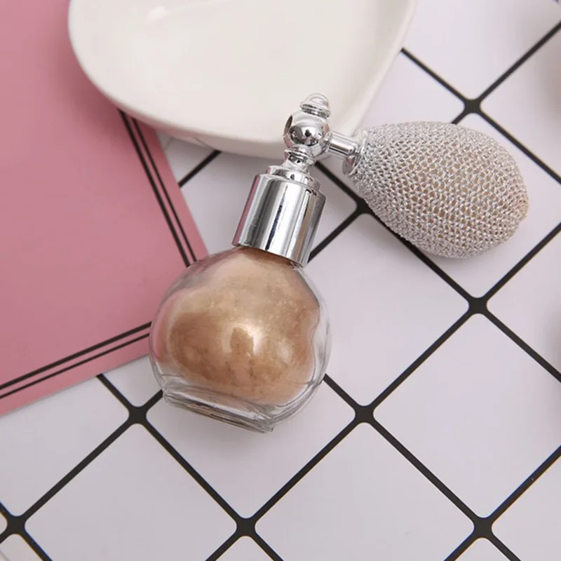 Горячая 1 шт спрей Мерцающий Порошок Хайлайтер для лица макияж косметика