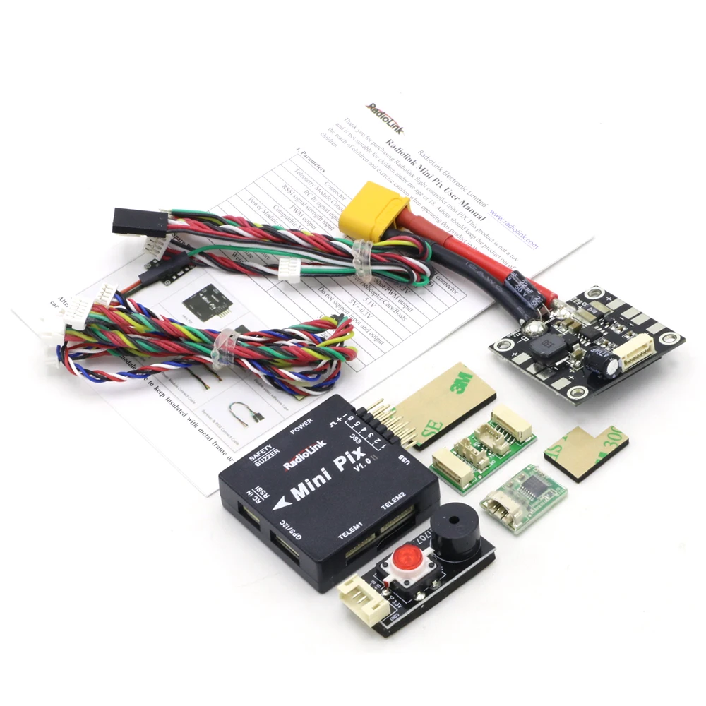Radiolink Mini PIX управление полетом V1.0 верхняя конфигурация демпфирования вибрации программным обеспечением Attitude Hold для Pixhawk RC Racer Drone