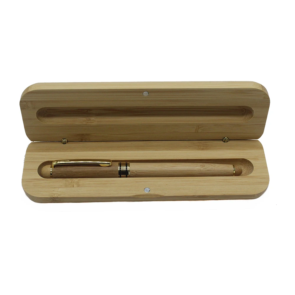 Персонализированная бамбуковая коробка для ручек лучший подарок жениха на