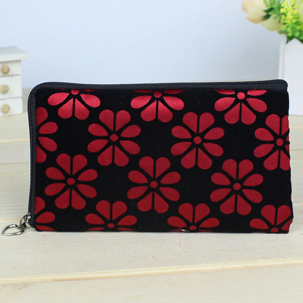 Для женщин Печать монет кошелек клатч на молнии в виде нуля сумочки для телефона