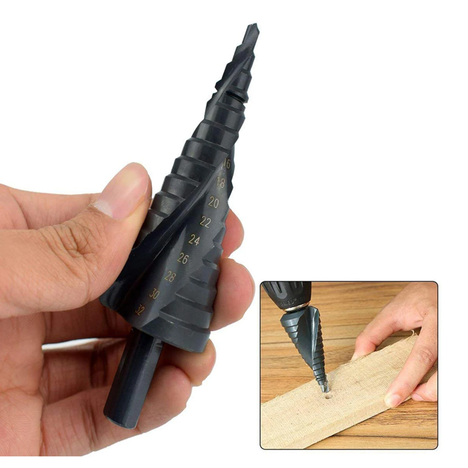 

Набор ступенчатых Сверл из быстрорежущей стали, 3 шт., 4-32 мм, спираль для металла, конус, треугольник, отверстие для хвостовика