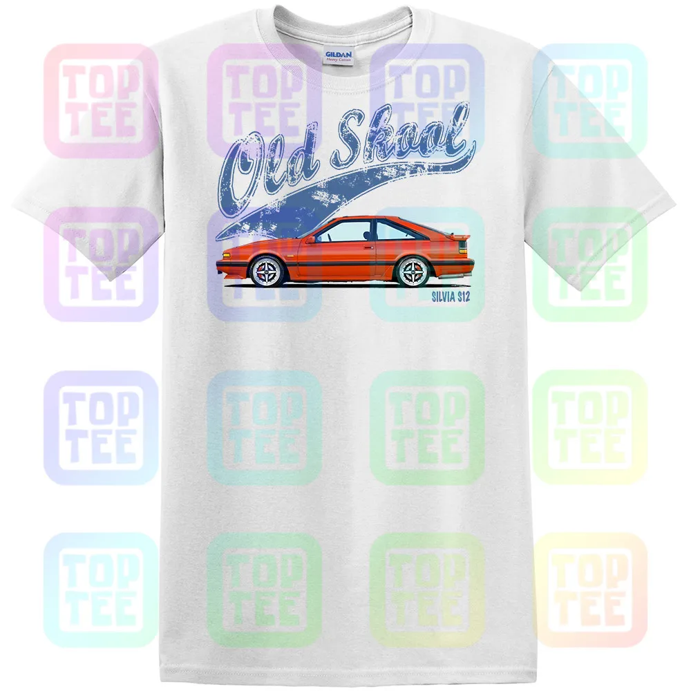 Футболка NISSAN SILVIA S12. OLD SKOOL. Классический автомобиль. Модифицированный. Ретро. JDM. |