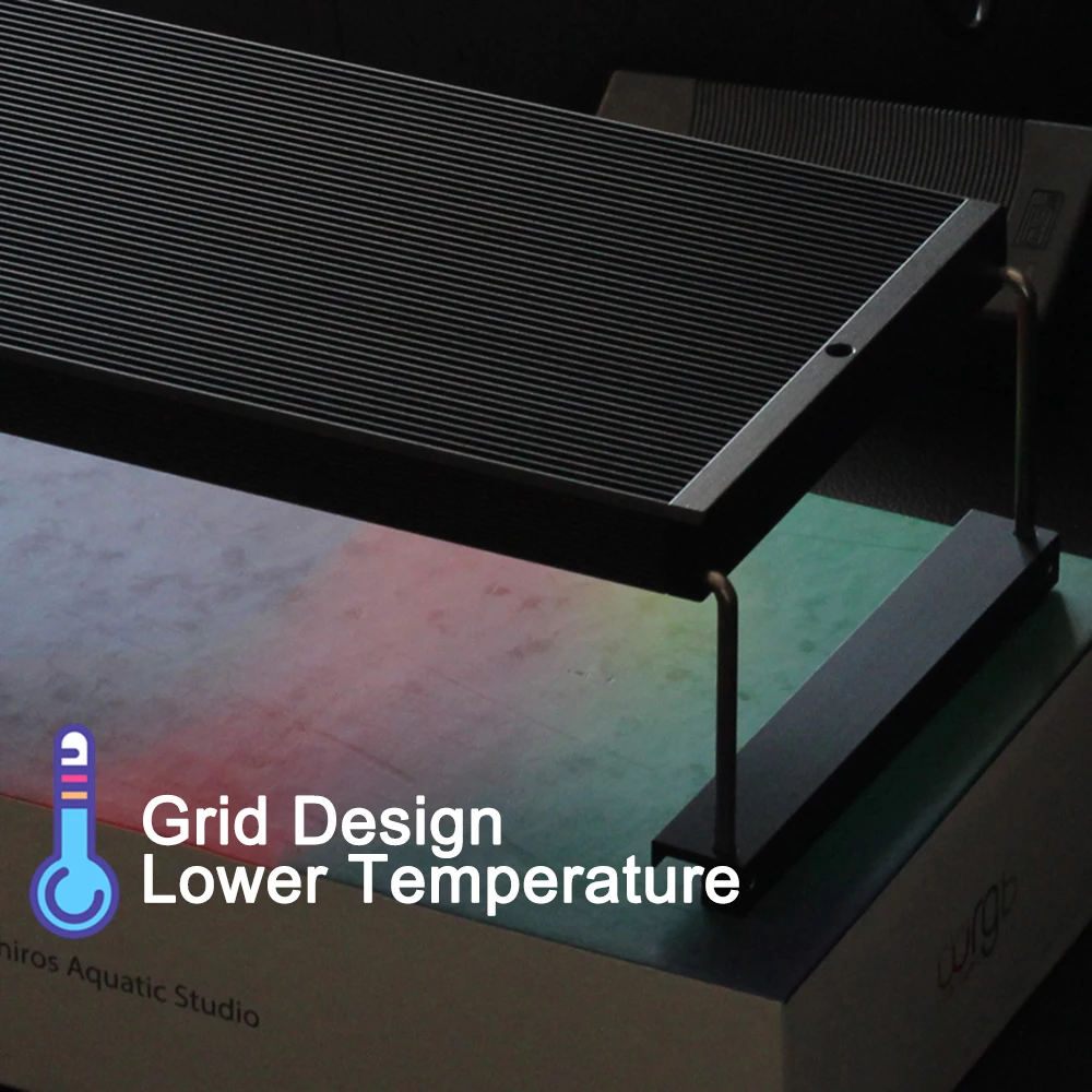 Chihiros-L&aacute;mpara de luz de acuario WRGB 2, luz LED para tanque plantado, accesorios, suministros-3