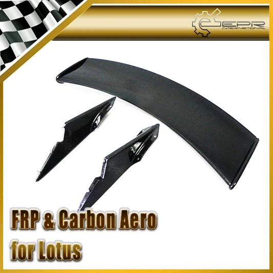 

Car-styling For Lotus Exige S2 Carbon Fiber Rear Spoiler Glossy Fibre Finish Trunk GT Wing Tuning Accessories Body Kit Trim