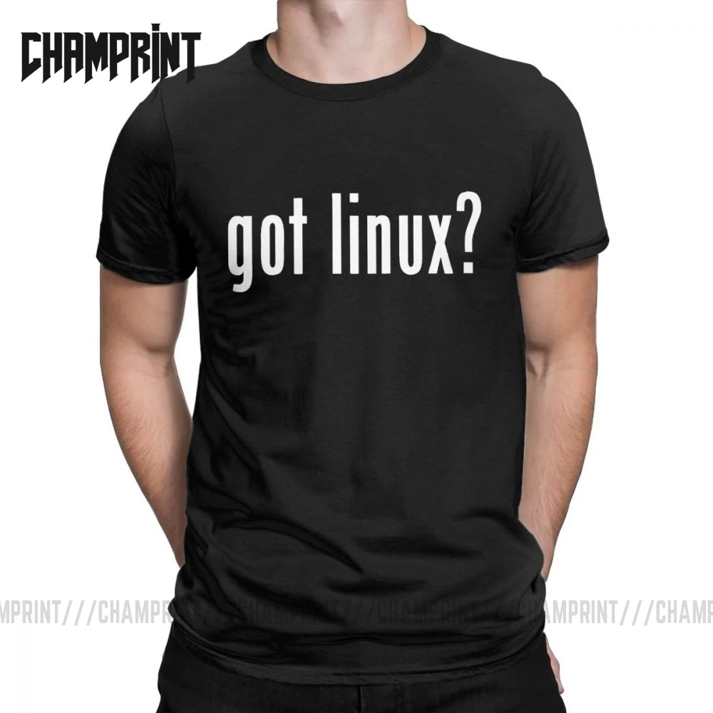 Got Linux Ubuntu Centos Geek Футболка мужская забавная футболка из чистого хлопка с круглым