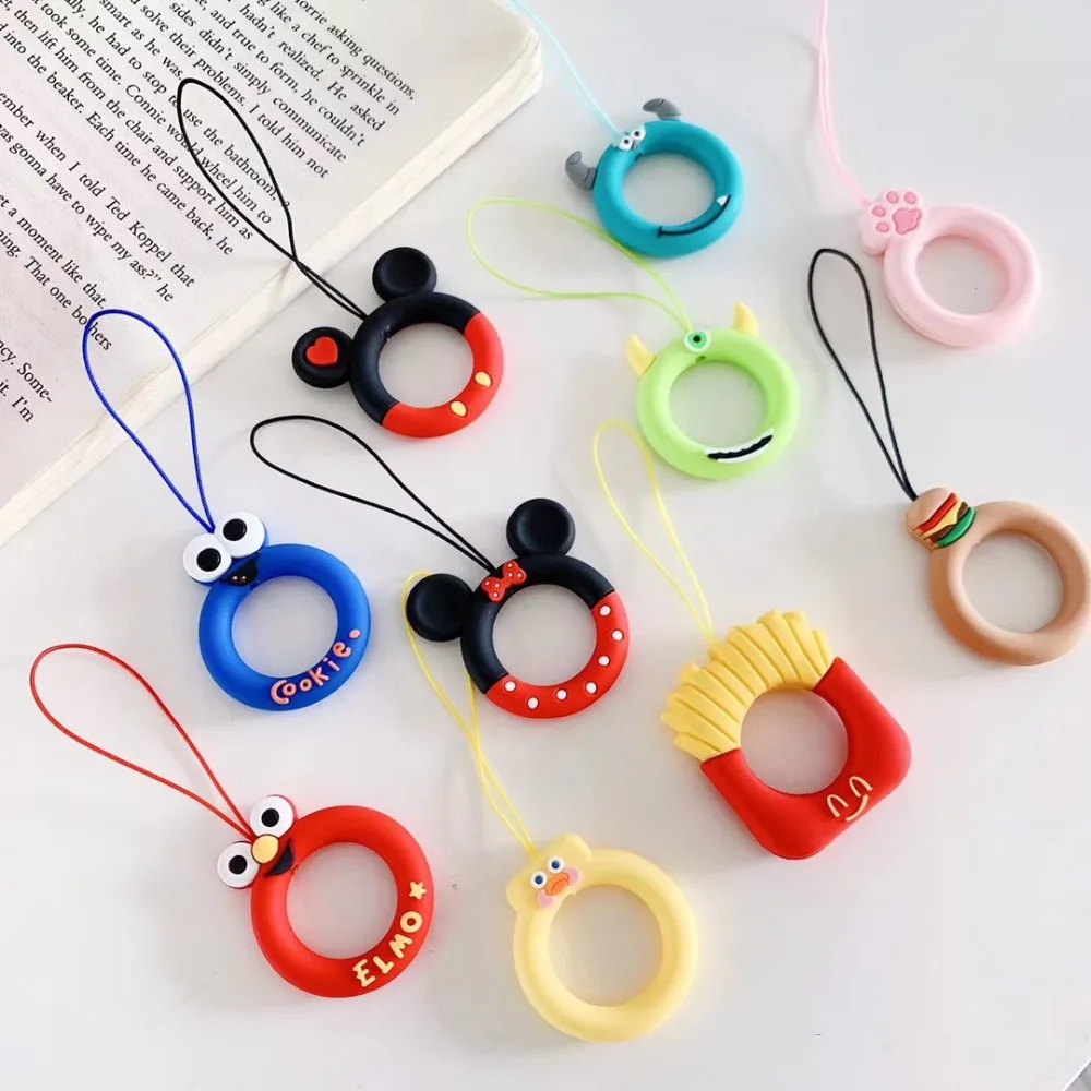 Для Airpods кольцевые завязки на кремния аксессуары прекрасный мультфильм