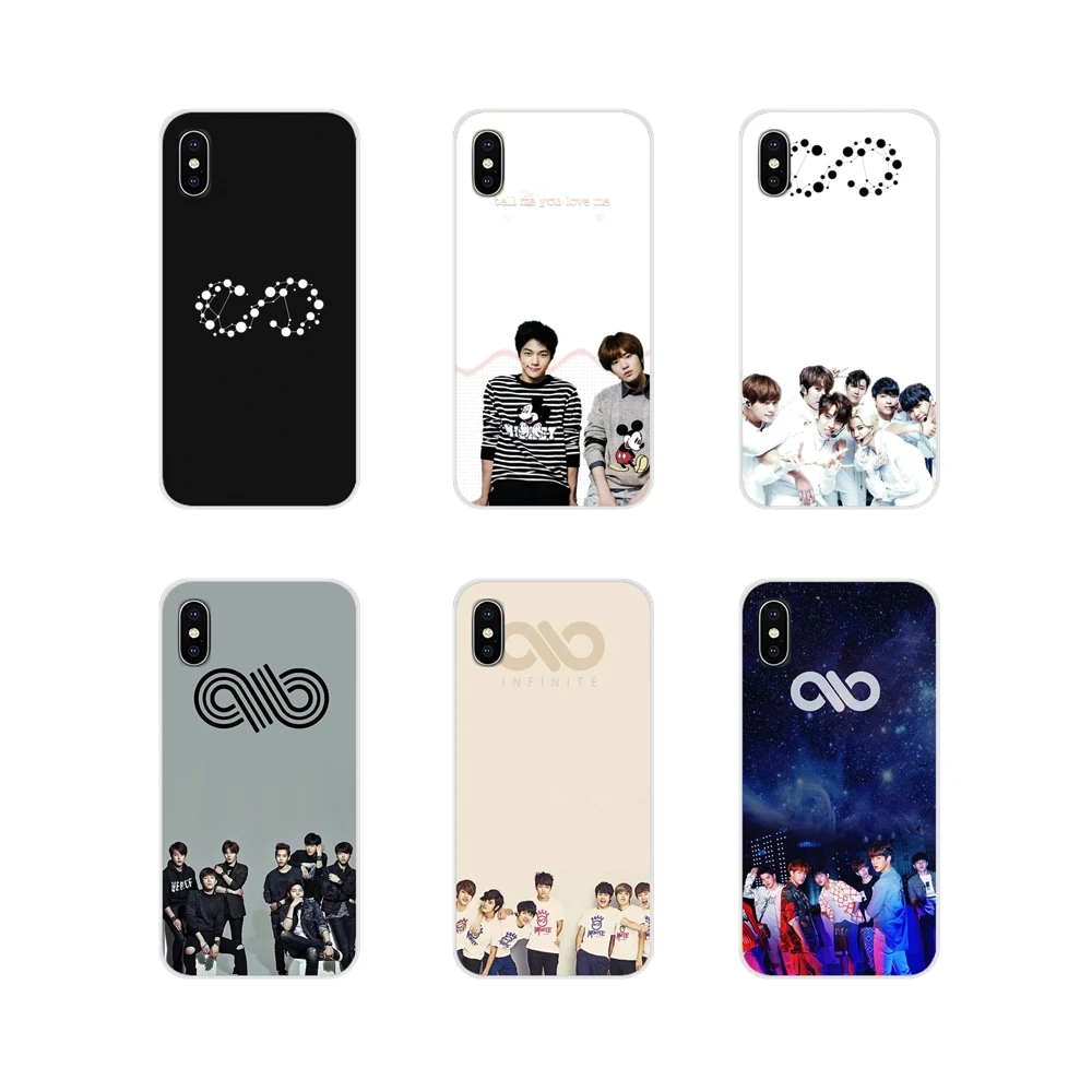 Для Apple iPhone X XR XS 11Pro MAX 4S 5C SE 6S 7 8 Plus ipod touch 5 6 INFINITE Kpop аксессуары чехлы для