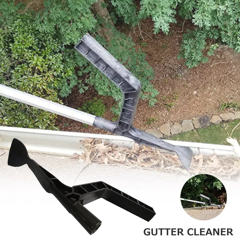 

The Gutter Tool Scoop Behind Skylights Roof Cleaning for Home Garden Hole PUO88