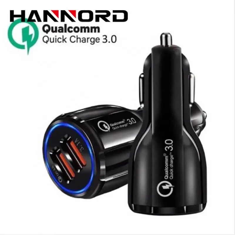 Hannord автомобильное зарядное устройство USB 5V 3.1A Быстрая зарядка QC3.0 18W для