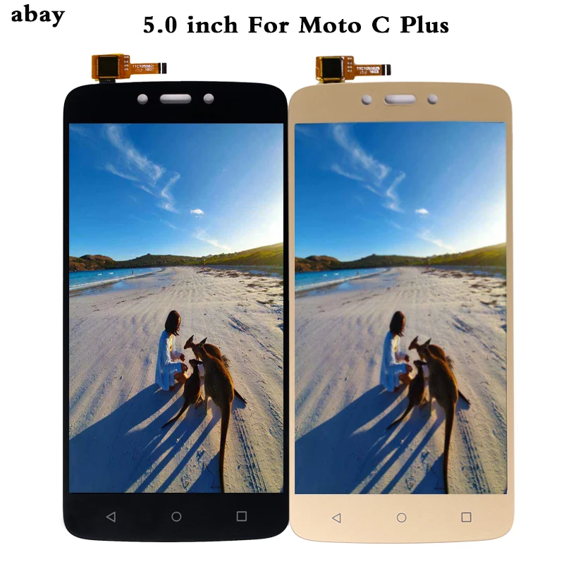 ЖК дисплей 5 0 дюйма для Motorola Moto C Plus CPlus XT1723 сенсорный экран дигитайзер сенсорное