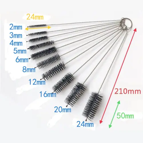 

10Pcs Portable High Quality Household Bottle Brushes Pipe Bong Cleaner Glass Tube Cleaning Brush Sets