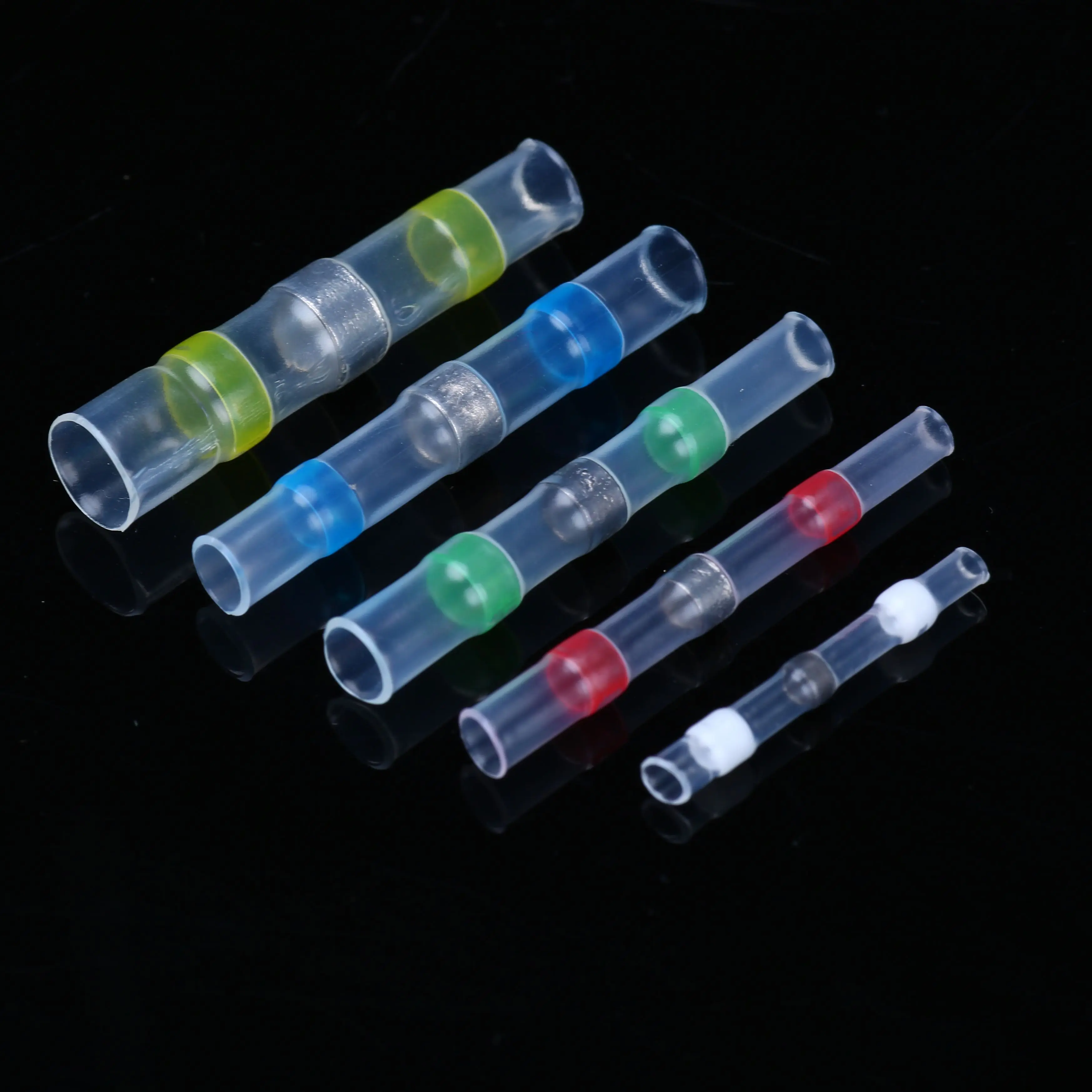 

Solder Heat Shrink Wire Connector 5 Color 10/20/30Pcs Waterproof Sleeve Splice Terminals Insulated Butt Splices 10-26AWG